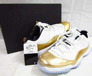 NIKE AIR JORDAN11 RETRO LOW 528895-103 ナイキ エアジョーダン11 27.5cm BOX付き 中古品 ◆130167