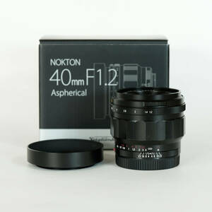 [良品] Voigtlander NOKTON 40mm F1.2 Aspherical E-mount (ソニーE用) / SONY Eマウント / フルサイズ