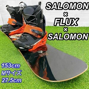 即乗り SALOMON サロモン FLUX フラックス スノーボード 3点セット