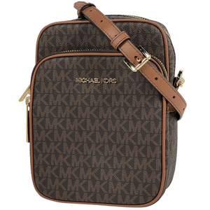 マイケルコース Michael Kors ロゴ ショルダーバッグ ショルダーバッグ コーティングキャンバス ブラウン 35F1GTVC2B レディース 【中古】