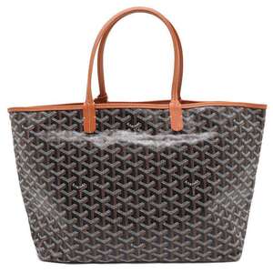 ゴヤール トートバッグ サンルイPM PVC/レザー STLOUIPMLTY01CL03P GOYARD ポーチ付き 黒