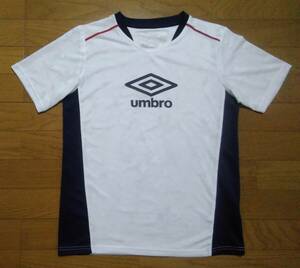 メンズＳ＜umbro アンブロ＞ICEBLAST ポリエステルメッシュ　半袖Ｔシャツ／白カモフラージュ×ネイビー