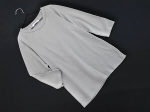 OMNES オムネス ラグラン カットソー size0/グレー ■◇ ☆ ehc9 レディース