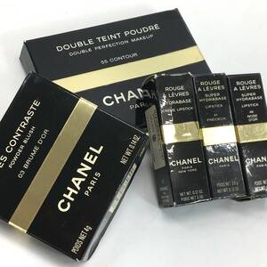 CHANEL/シャネル 化粧品 5点セット まとめ ファンデーション チーク リップ 55CONTOUR/03BRUMR D