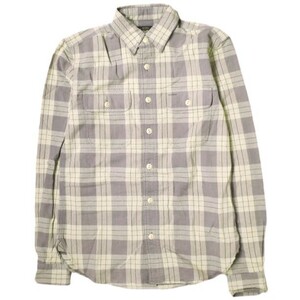 RRL ダブルアールエル COTTON PLAID WORK SHIRTS コットンフランネル チェックワークシャツ １ パープル Double RL レディース g18091