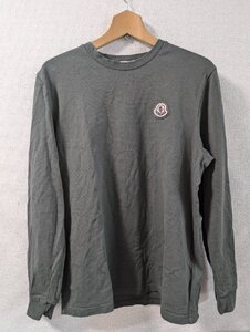 ★□MONCLER モンクレール　ロンT 長袖Tシャツシャツ　深緑色　Mサイズ