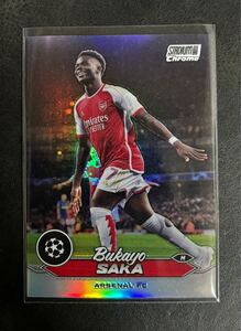 topps stadium club chrome refractor bukayo saka arsenal サカ アーセナル