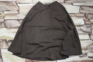 06 00359 ★ Green Parks グリーンパークス chocol raffine robe ショコラフィネローブ フレアスカート Brown F【新品未使用品】