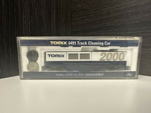 V109-Y31-2386 Nゲージ TOMIX トミックス 6491 マルチレールクリーニングカー 2000年記念限定 鉄道模型 現状品①