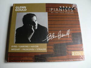 未開封新品　２CD「グレン・グールド　GREAT PIANISTS OF THE 20TH CENTURY(モーツァルト、プロコフィエフ、スクリャービン他）」　輸入盤