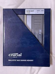 新品 Crucial Ballistix Max シリーズ DDR4-4400 デスクトップ用ハイエンドゲーミングメモリ ヒートシンク付 BLM2K16G44C19U4B 16GB x2