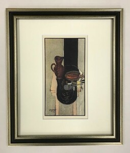 【特価】　　≪　　ジョルジュ ブラック 　　≫　　エリオグラヴュール　　1945年　　LA TABLE DE CUISINE　　 GEORGES　BRAQUE