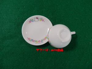 キティ ミニ 飾り用 陶器製 おもちゃ カップ＆プレート皿 コーヒー ティー