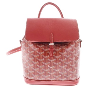 GOYARD ゴヤール ALPIN MINI BACKPACK アルパン ミニバックパック PVCレザー リュックサック レッド