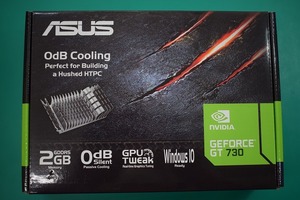 【未開封品】グラフィックボード　ASUS　GT730-SL-2GD5-BRK　ロープロ【現状品】