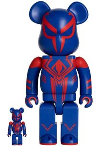 ▽ベアブリック スパイダーマン 2099 アクロス・ザ・スパイダーバース 100%&400% メディコムトイ Be@RBRICK 未開封▽010222