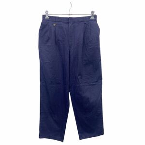 LEVIN ワークパンツ W32 タック入り ネイビー 古着卸 アメリカ仕入 2312-295