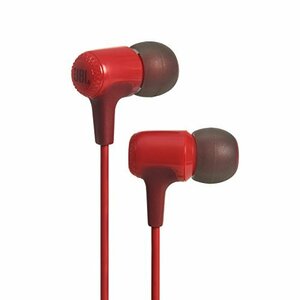 JBL E15 イヤホン カナル型/マイク付 レッド JBLE15RED 【国内正規品】