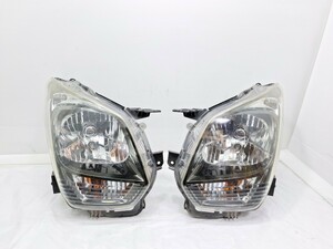 バルブバラスト付 ワゴンR MH34S 前期 ヘッドライト 左右セット 20周年記念 HID 点灯確認済 インナーブラック KOITO 100-59270 ランプ ☆☆