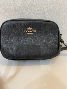 コーチ COACH ショルダーバッグ CA069 レザー 黒 ブラック