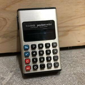 CASIO pocket-mini CP-801B ELECTRONIC CALCULATOR 電卓 ポケットミニ カシオ ジャンク扱い 昭和レトロ