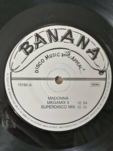 【新品同様12”】Madonna Megamix II / Pet Shop Boys Megamix USAオリジナル マドンナ　リミックス盤