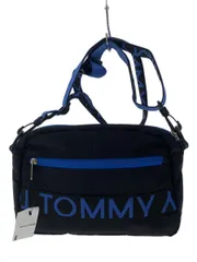 TOMMY ショルダーバッグ ナイロン ブラック 無地 4J87864920-078