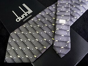 ♪今週の特売980円～♪0989W♪状態並品【dunhill】ダンヒル【ゴルフ 柄】ネクタイ♪