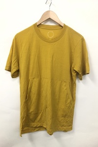 【送料無料】東京)山と道 100% Merino Light Kangaroo Pocket サイズS Mustard カンガルーポケット メリノ Tee