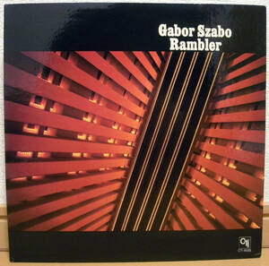 ガボール・ザボ【1974年 US盤 ORIG LP】GABOR SZABO Rambler | CTI Records CTI 6035 (VAN GELDER 刻印 ジャズギター JAZZ GUITAR