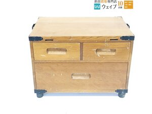 自作 木製道具箱 木箱 ツールケース タックルボックス