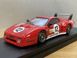 ベストモデル製 1/43 フェラーリ 512BB LM 1982年WEC富士 No.12 P.ヘン/B.ヘン