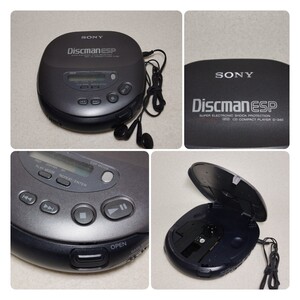 SONY Discman ESP D-340 ジャンク CD ウォークマン ポータブル プレーヤー 古民家整理品a