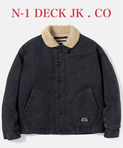 【M】NEIGHBORHOOD N-1 DECK JK . CO BLACK ネイバーフッド ブラック22FW新作 デッキジャケット