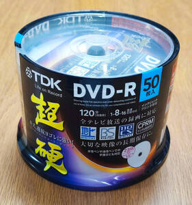 TDK 超硬 DVD-R　16倍速　CPRM対応　50枚入　スピンドル　新品未開封　録画用