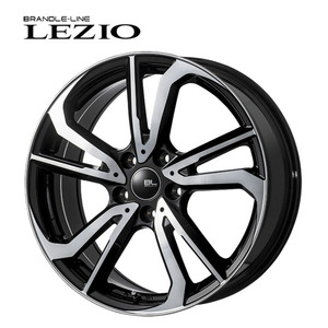 送料無料 ブランドルライン LEZIO 6.5J-15 +40 5H-100 (15インチ) 5H100 6.5J+40【2本セット 新品】