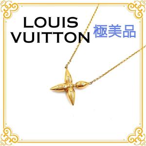 LOUIS VUITTON ルイヴィトン M00365 コリエ ルイゼット ネックレス ゴールド レディース アクセサリー 美品 高級 人気 きれいめ おしゃれ