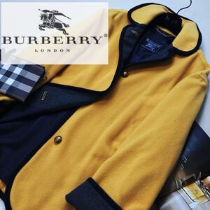 i2 大きいサイズ【ひと目でオシャレに見える】参考価格15万●BURBERRY バーバリー●イングラン製　羊毛ウール高級ダッフルコート XL 