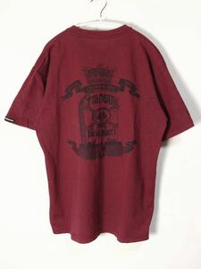 【COSTOMADE】stussy riders Tシャツ エンジ スカル till death us party ステューシー カスタメイド L