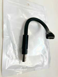 送料無料 新品 未使用 自立 フレキシブル 固め マイクロ USB B ケーブル 約20cm 固定 充電 転送 USB Aオス Micro USB Bオス 画像参照 NC NR