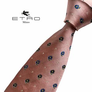 ETRO ネクタイ 花柄 ドット柄 エトロ USED 中古 m206