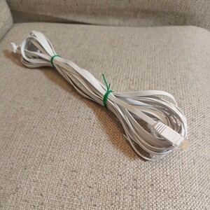 LANケーブル/LAN線/イーサネット★Lovicool CAT.6 FLAT CABLE RoHS★長さ:10m★試用のみ★状態良好！完動品！★送料格安！定形外発送可★①