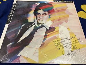 Rick Springfield★中古LP/USオリジナル盤シュリンク付「リック・スプリングフィールド～Wait For Night」