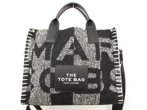 HH超美品【マークジェイコブス MARC JACOBS】 ザ ブランケット トートバッグ 2WAYショルダーバッグ 0016741(レディース)ブラック■5LG2889