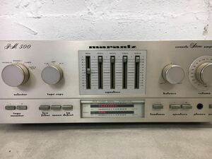 n0603-03★marantz マランツ Stereo amplifier SM500 オーディオ機器 現状品