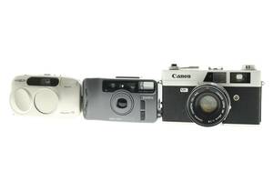 UBUV6-7-6 キャノン コニカ ミノルタ フィルムカメラ コンパクトカメラ QL19 BM-510Z Capios 75 3点セット 動作未確認 ジャンク