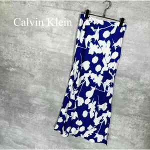 『Calvin Klein』カルバンクライン (36) 総柄ロングスカート