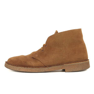 Clarks クラークス サイズ:40(25.0cm) スウェード レザー デザート ブーツ Desert Boot ブラウン シューズ 靴 ブランド