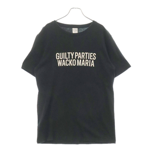 WACKO MARIA ワコマリア Guilty Parties Print Tee ギルティ パーティーズ プリント 半袖Tシャツ カットソー ブラック