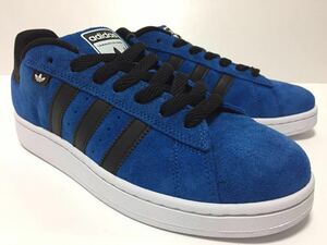 デッド 希少 新品 11年製 adidas campus st アディダス キャンパス スエード スケート 青黒 BLUE BLACK us 8 / JP 26 ㎝レアカラー